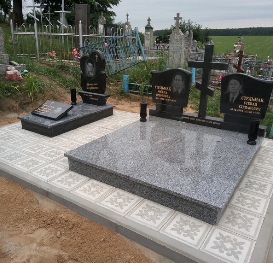 Памятник двойной 100